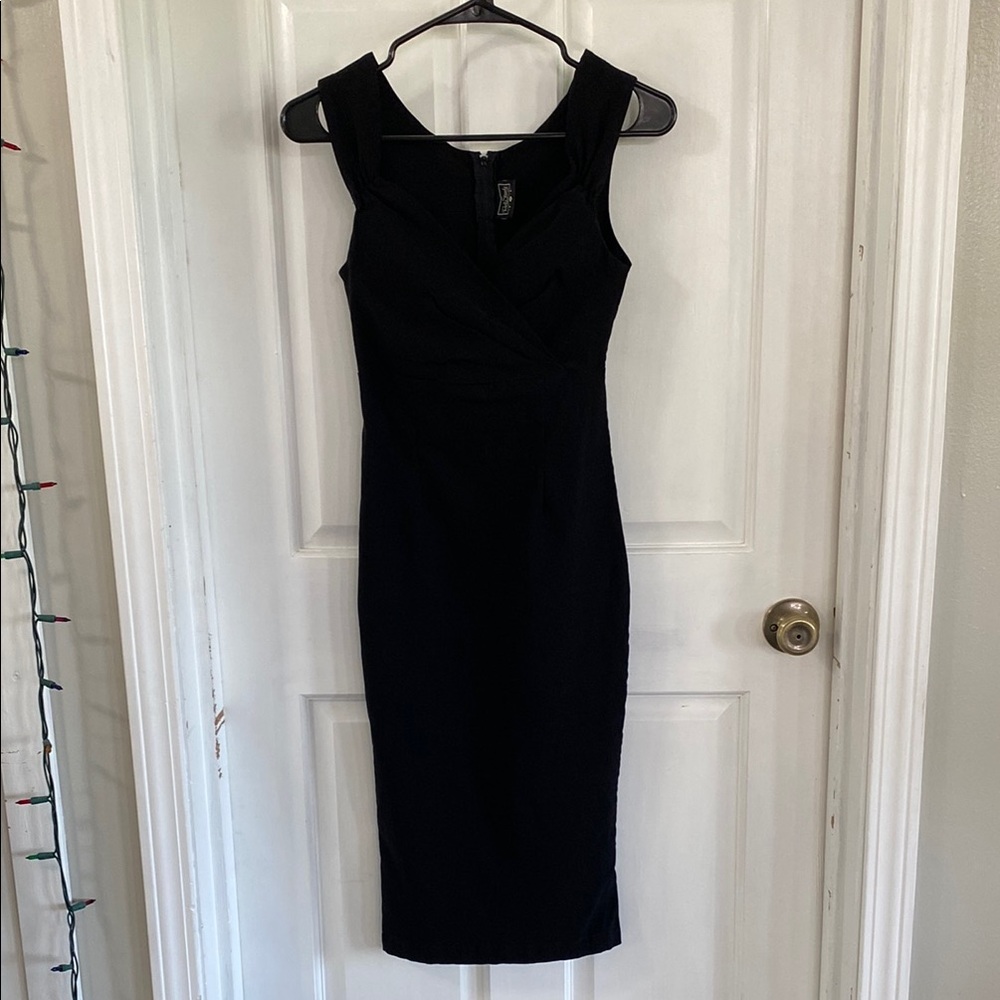 Rock Steady Black Wiggle Dress